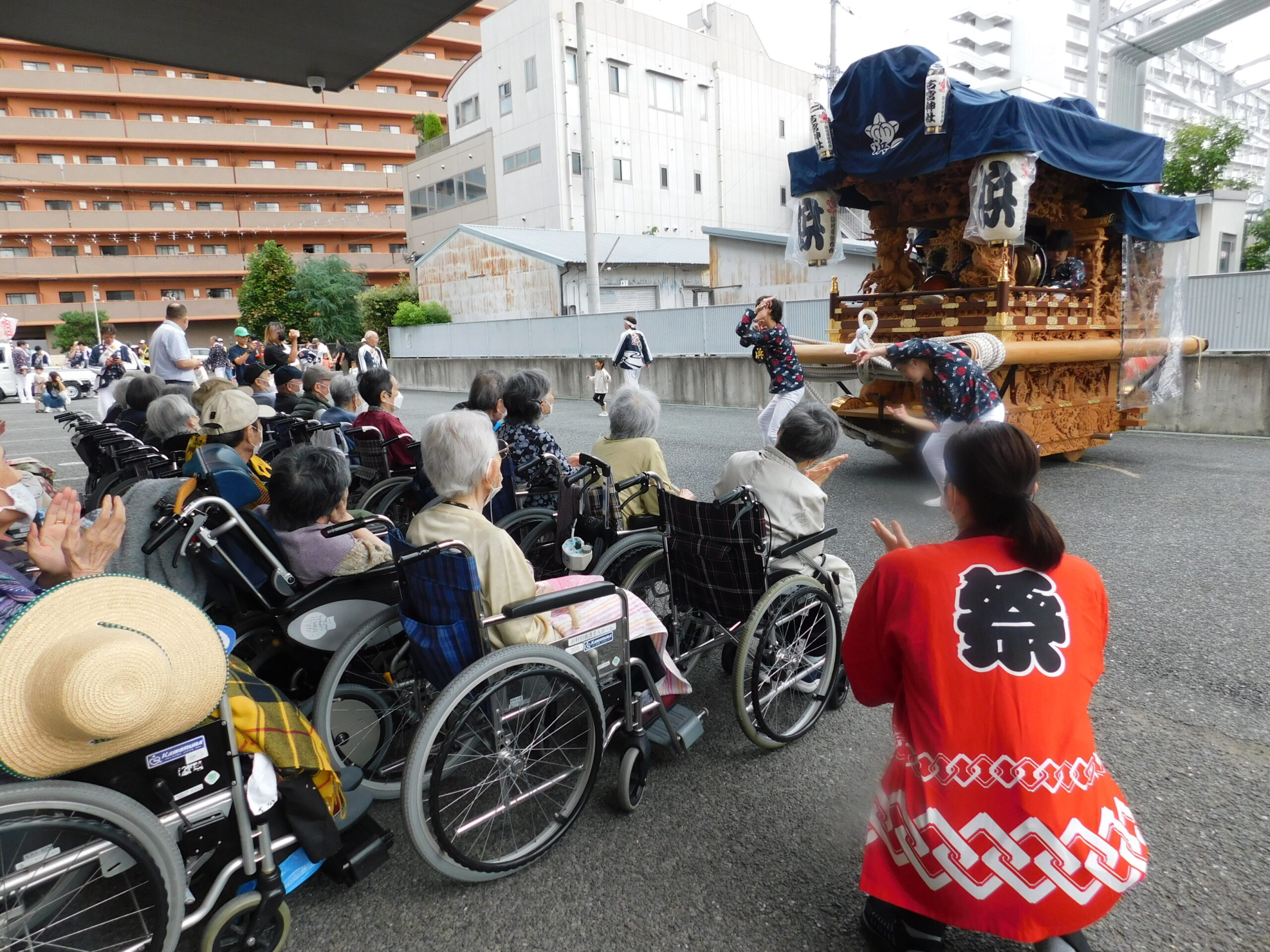 だんじりがやって来た！