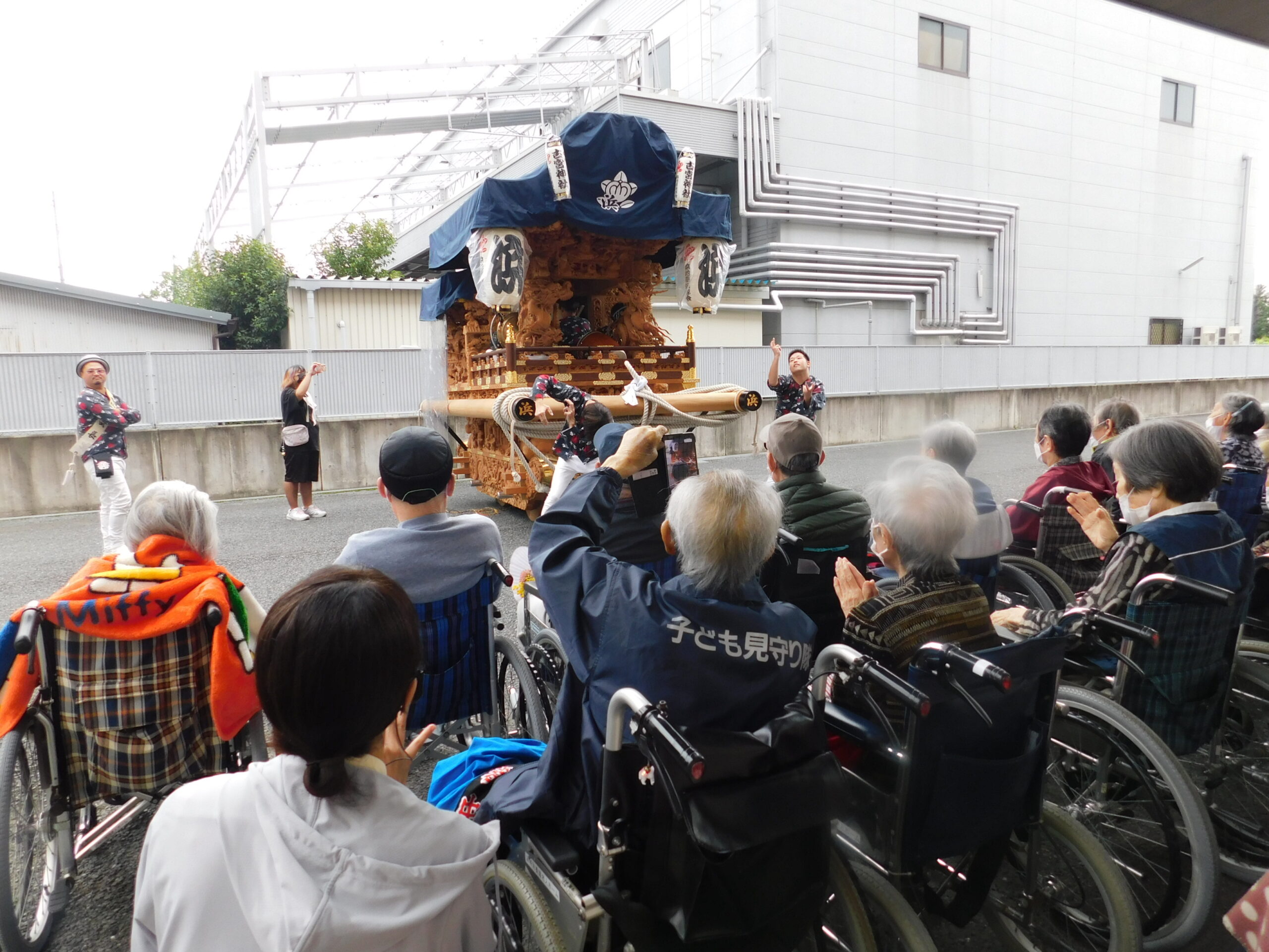 だんじりがやって来た！