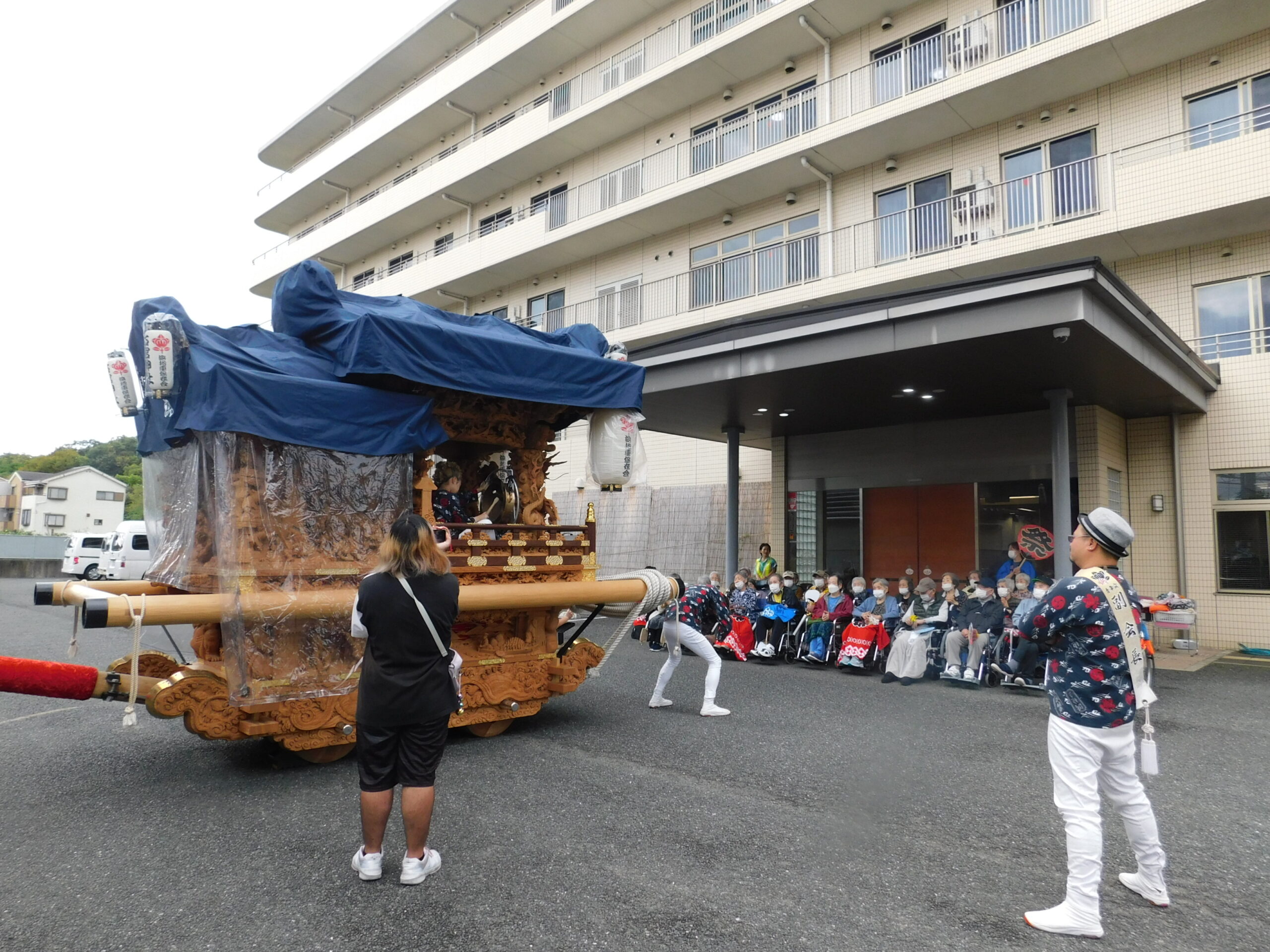 だんじりがやって来た！