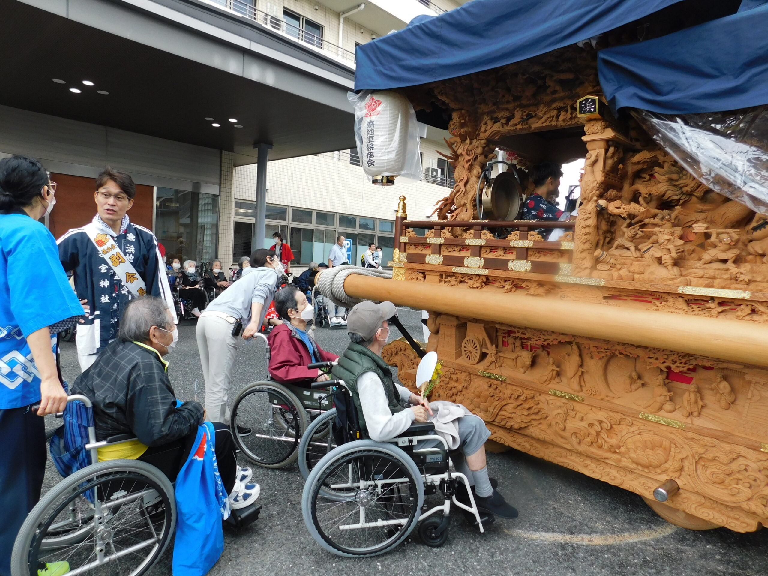 だんじりがやって来た！