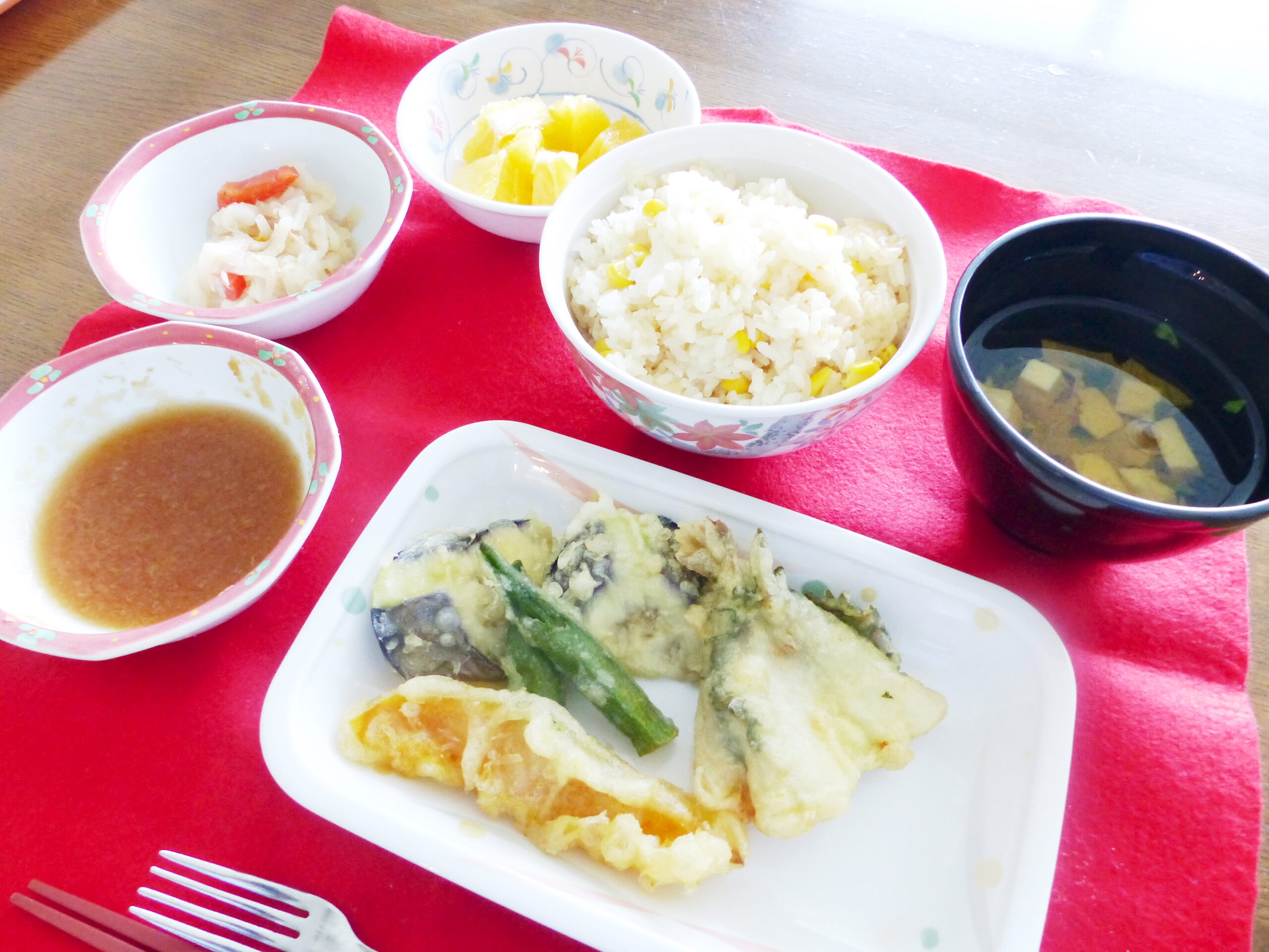 夏を感じられる献立