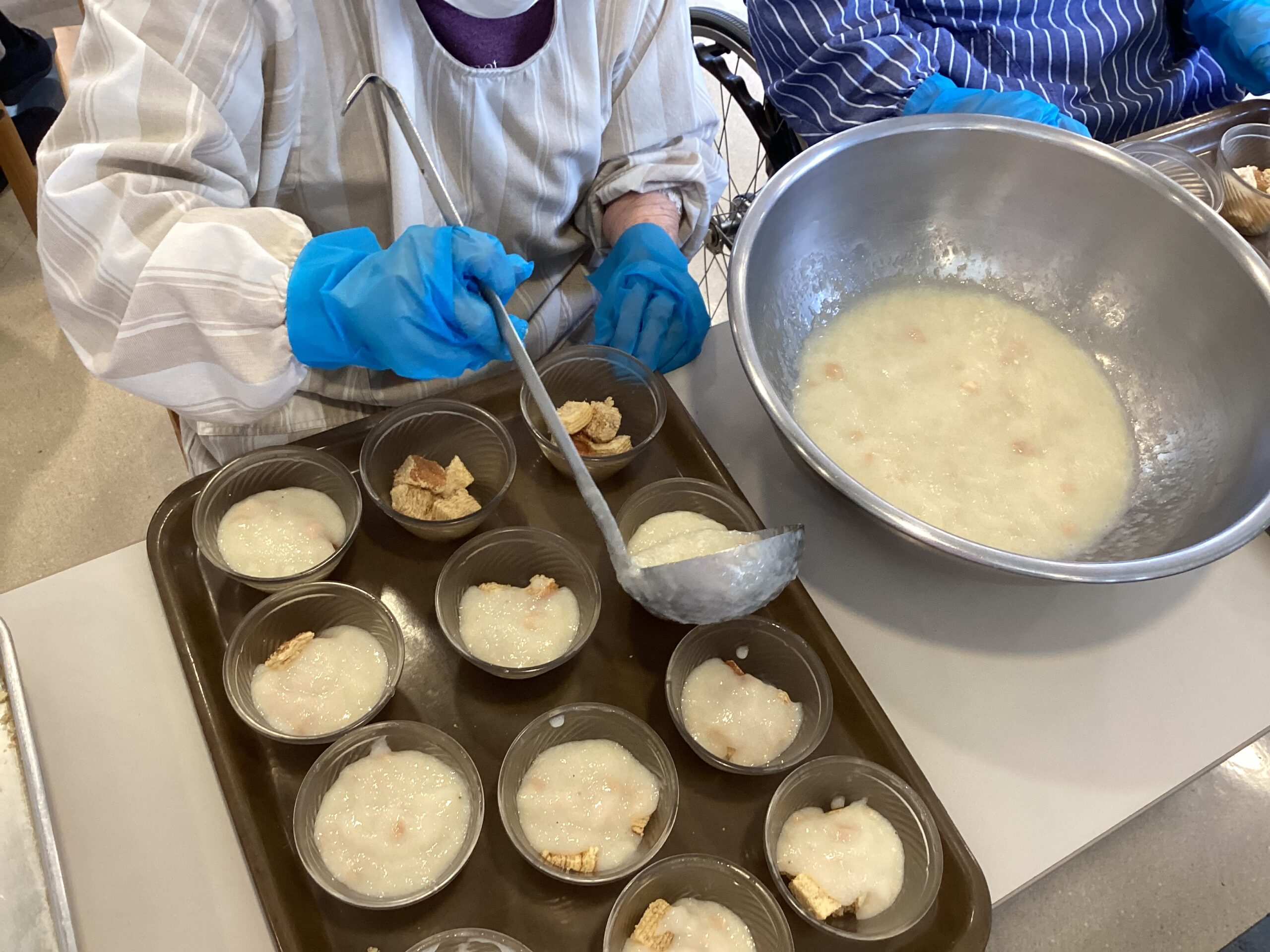 11月おやつレク『フルーチェ』