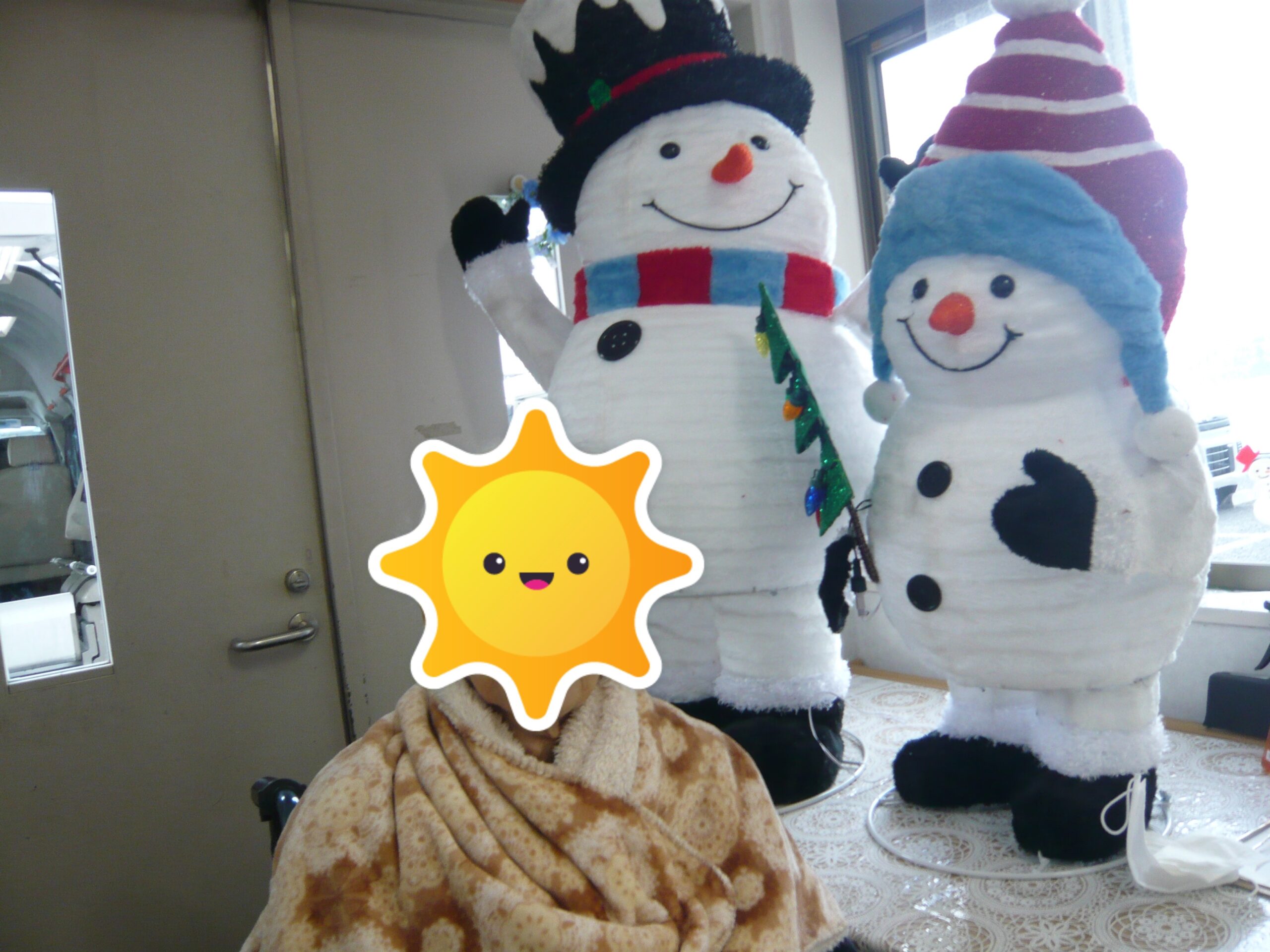 サンタが浜にやってくる♪