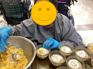 11月おやつレク『フルーチェ』