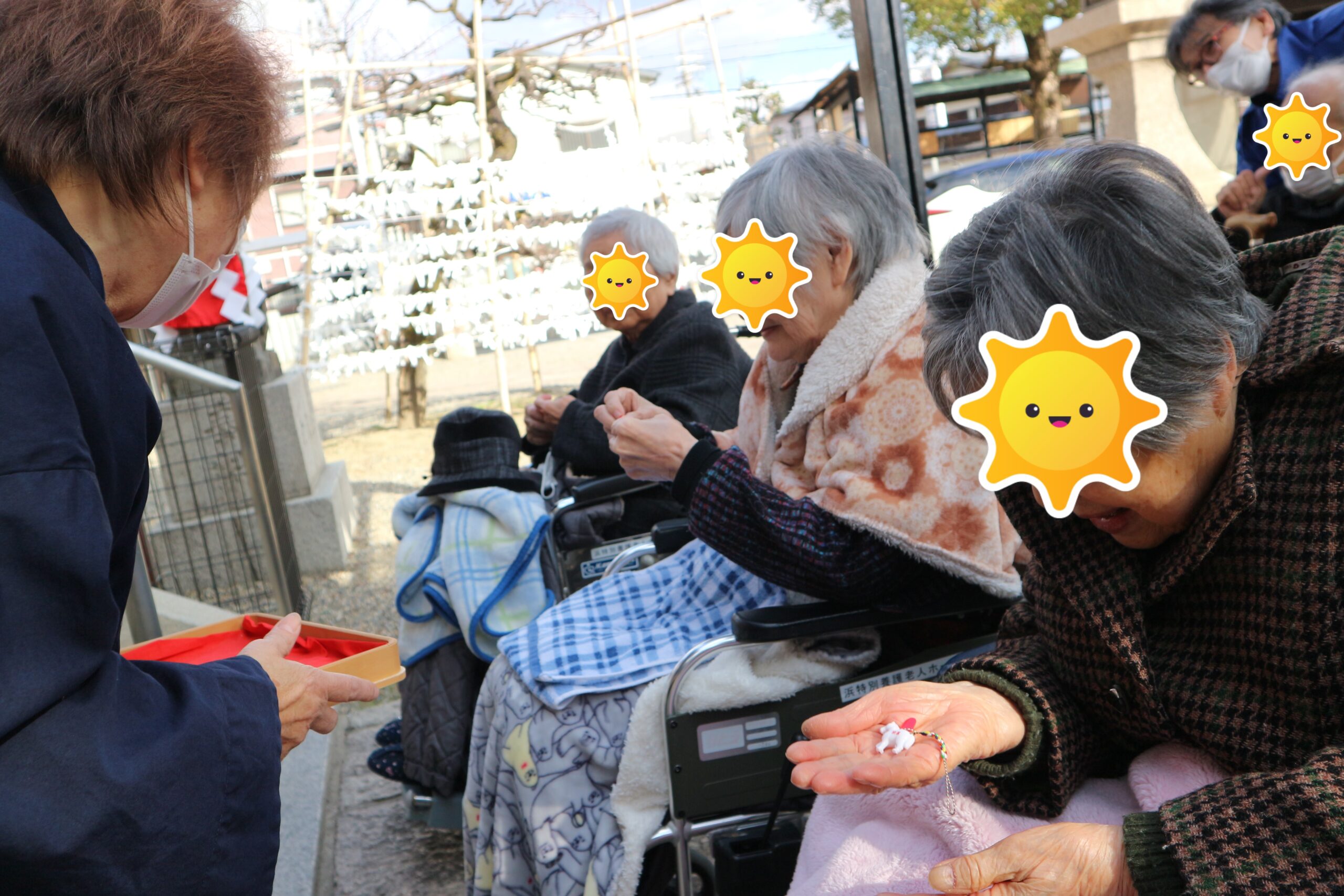 初詣に行きました！