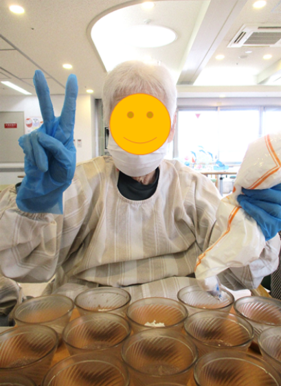 2月おやつレク『チョコムース』