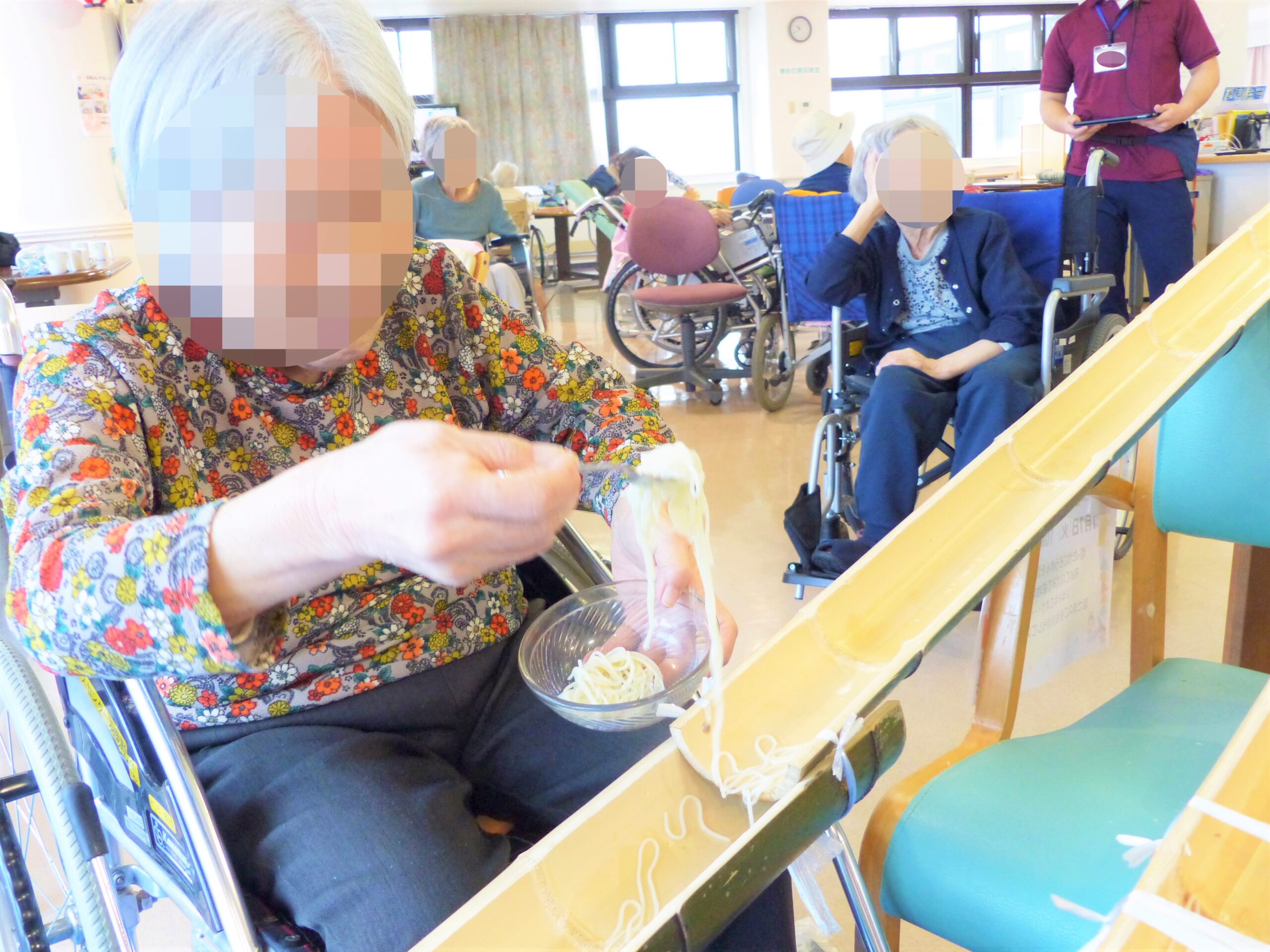 管理栄養士だより「流しそうめん」