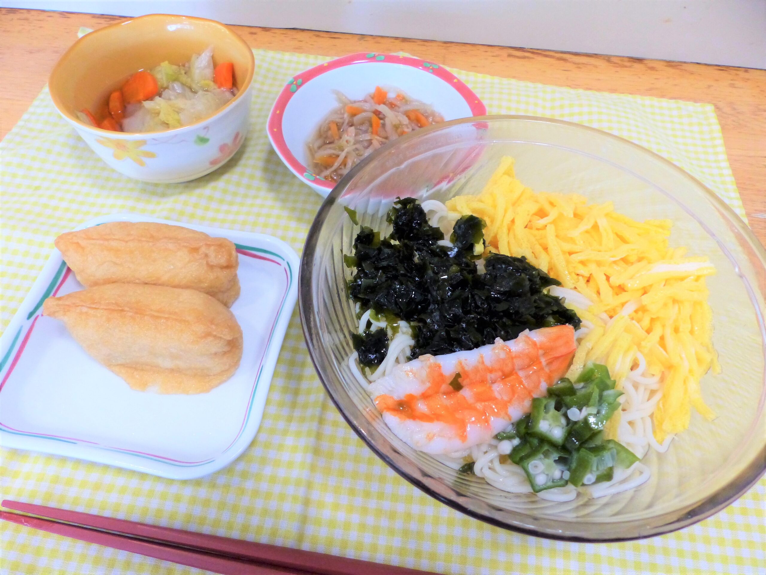 管理栄養士だより「流しそうめん」