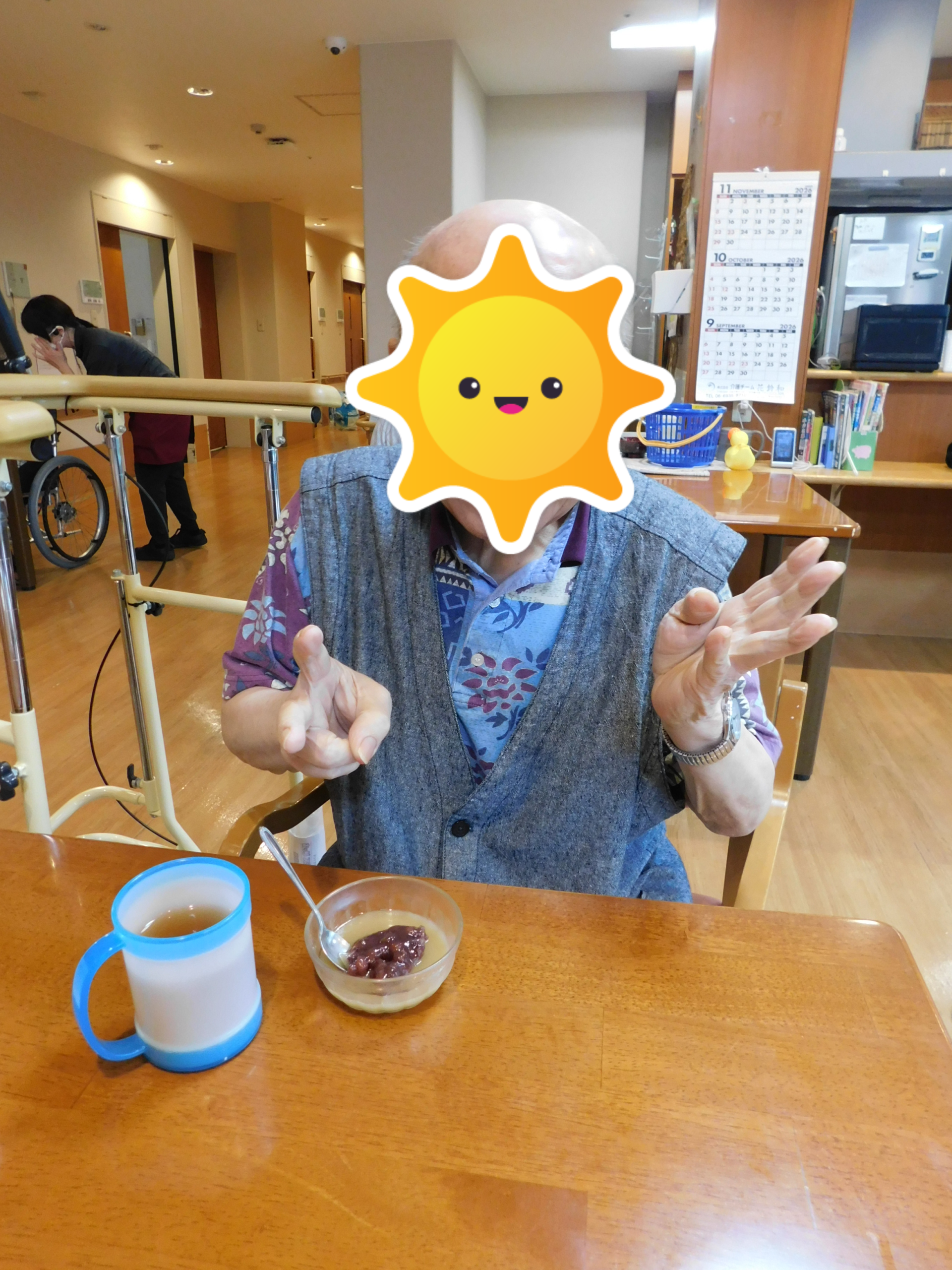 9月 おやつレク「栗ようかん」